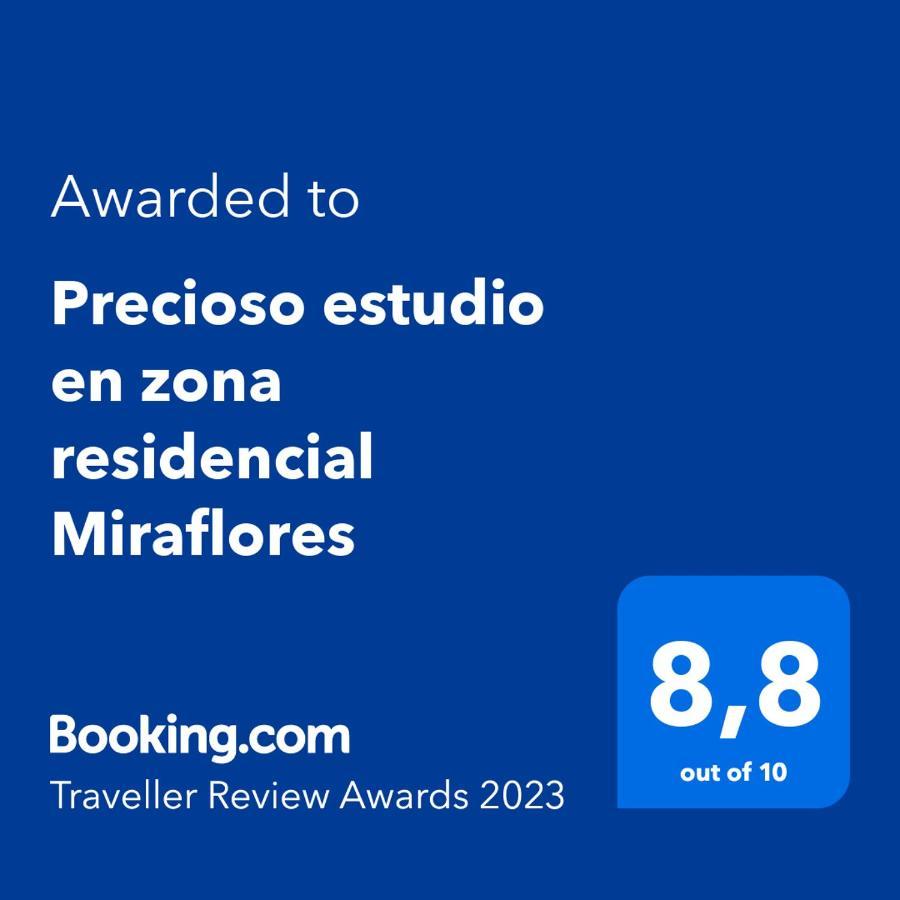 Apartament Precioso Estudio En Zona Residencial Miraflores *